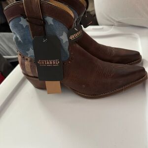 Shyanne Patriotic Stars and Stripes Western Boots